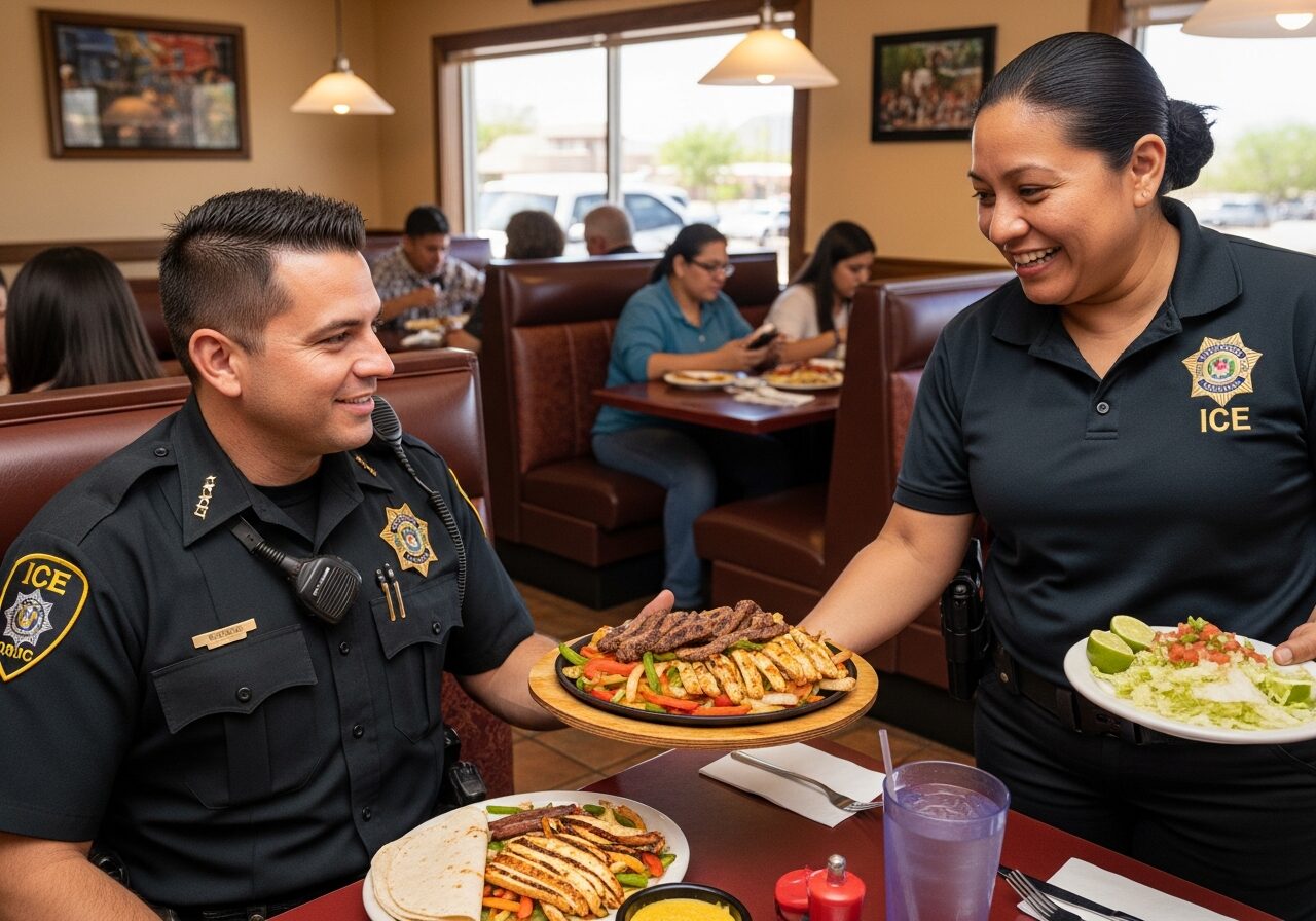 Arizona Eatery Owned by Immigrants Honors ICE, Defies Anti-Cop Narrative