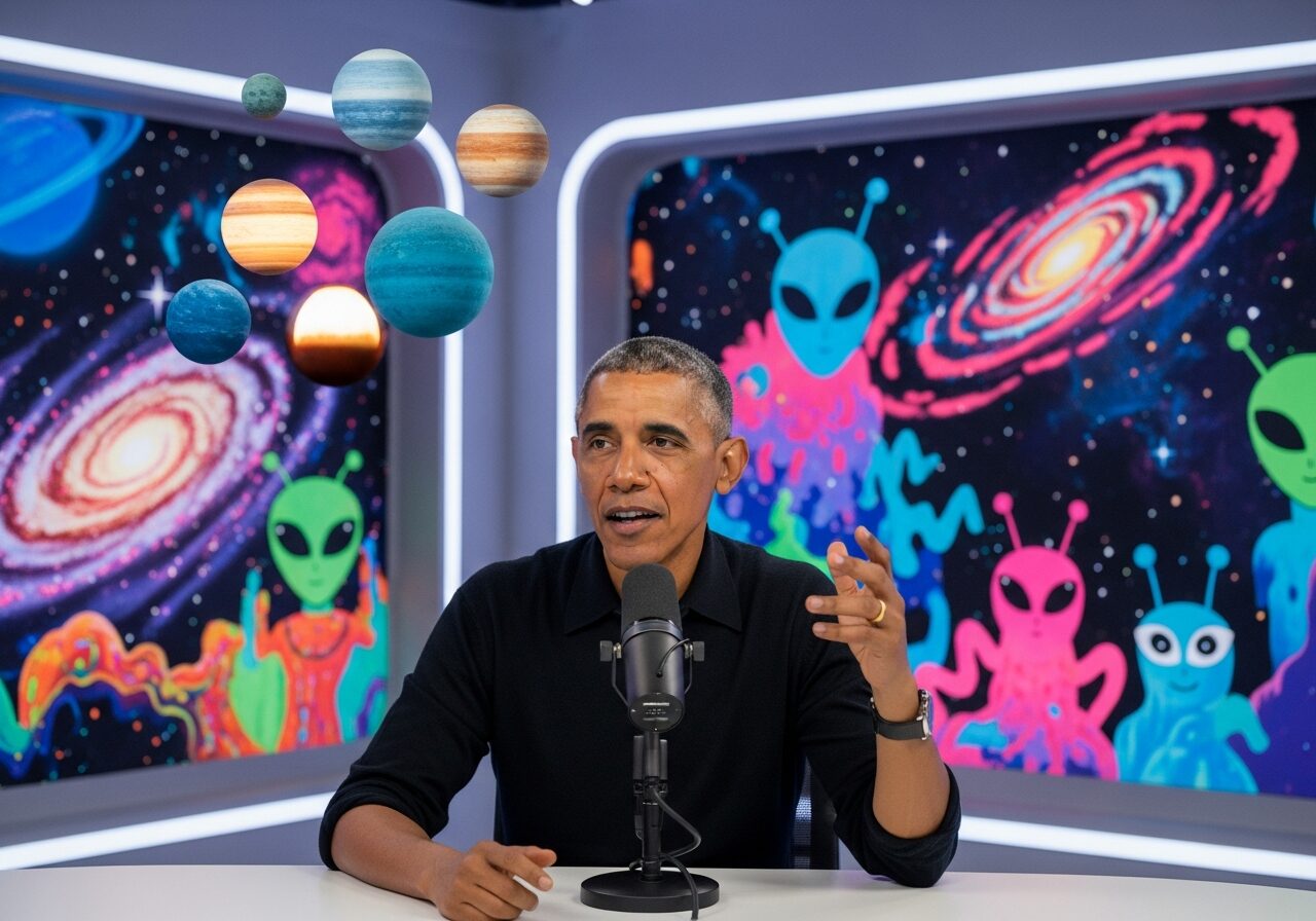 Former President Obama Confirms Aliens Exist, Immediately Tries to Walk It Back