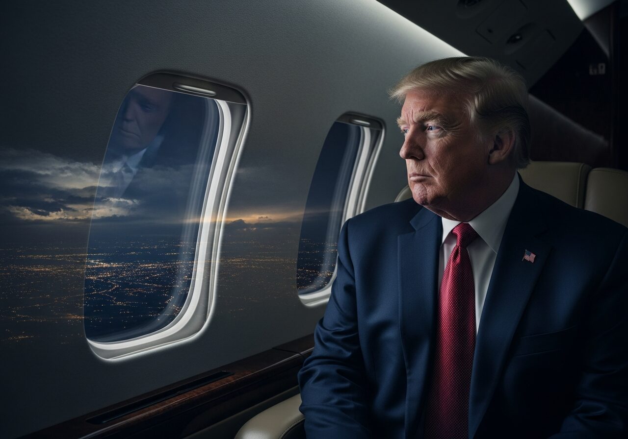 Trump’s In-Flight Joke Sends Media into Frenzy